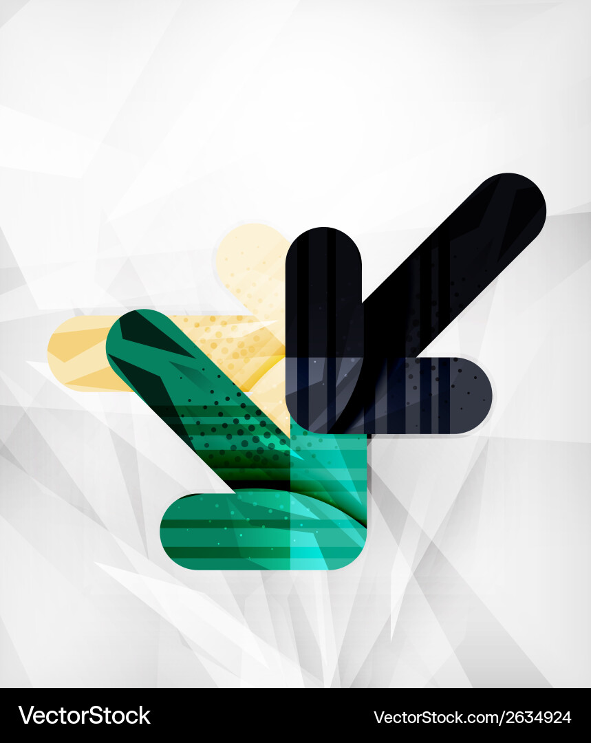 Modern web presentation design layout Vector Image