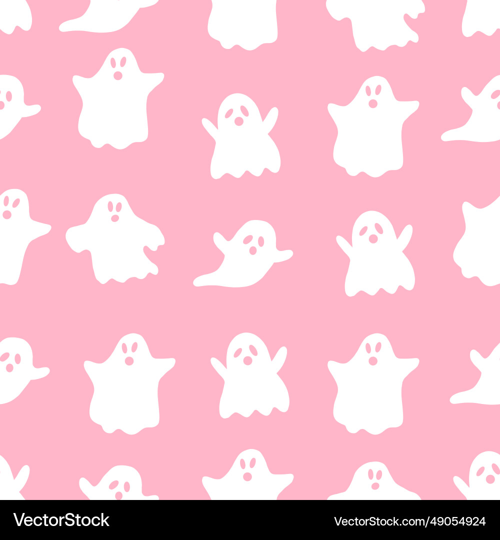 Seamless pattern with ghost Seamless pattern with ghost vector image