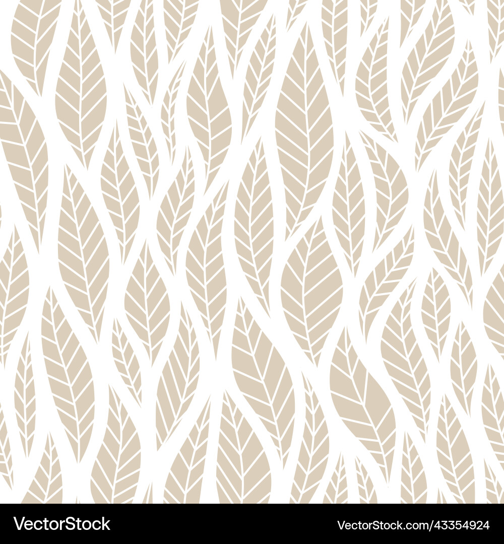 Seamless pattern with leaf Seamless pattern with leaf vector image