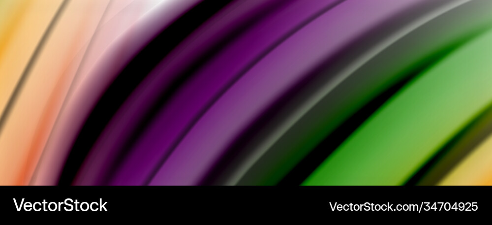Abstract background smooth flowing lines blurred vector image