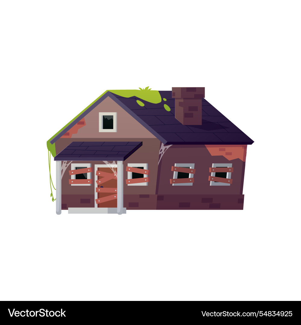 An old abandoned house An old abandoned house vector image