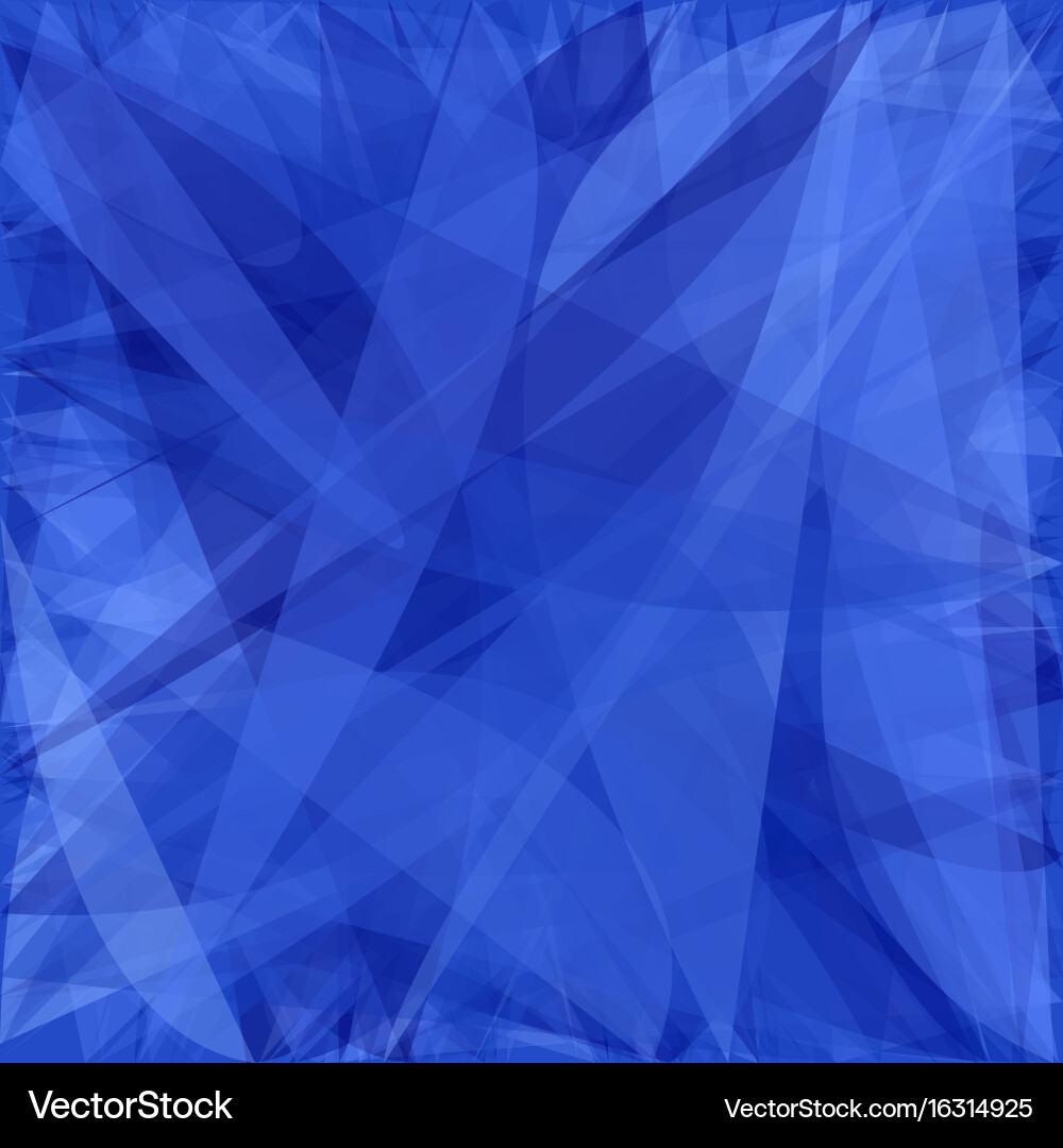 Blue abstract background from dynamic curves vector image