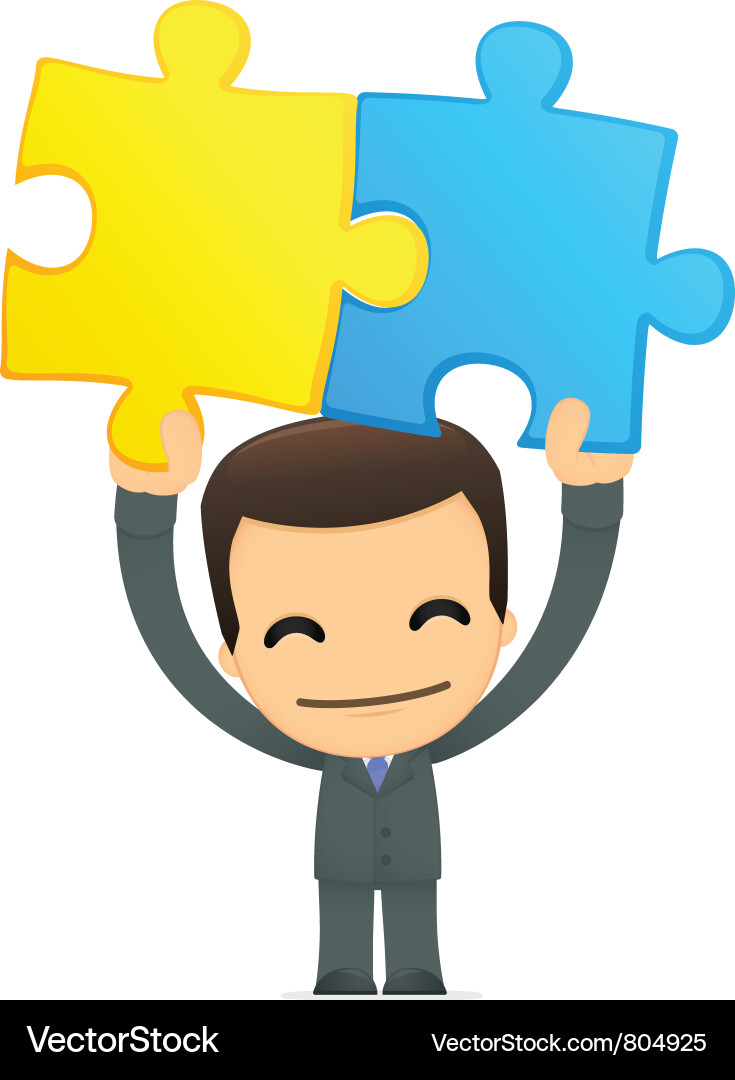 Cartoon Boss Character Vector Image