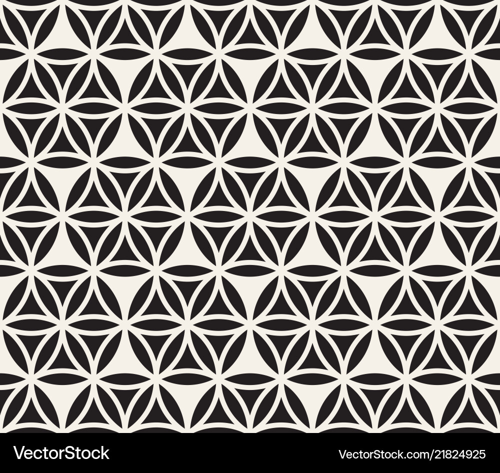 Geometric Lattice Pattern vector image