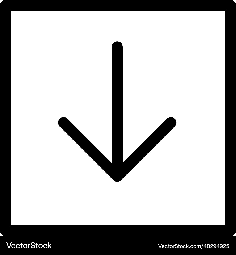 Inbox archive icon Inbox archive icon vector image