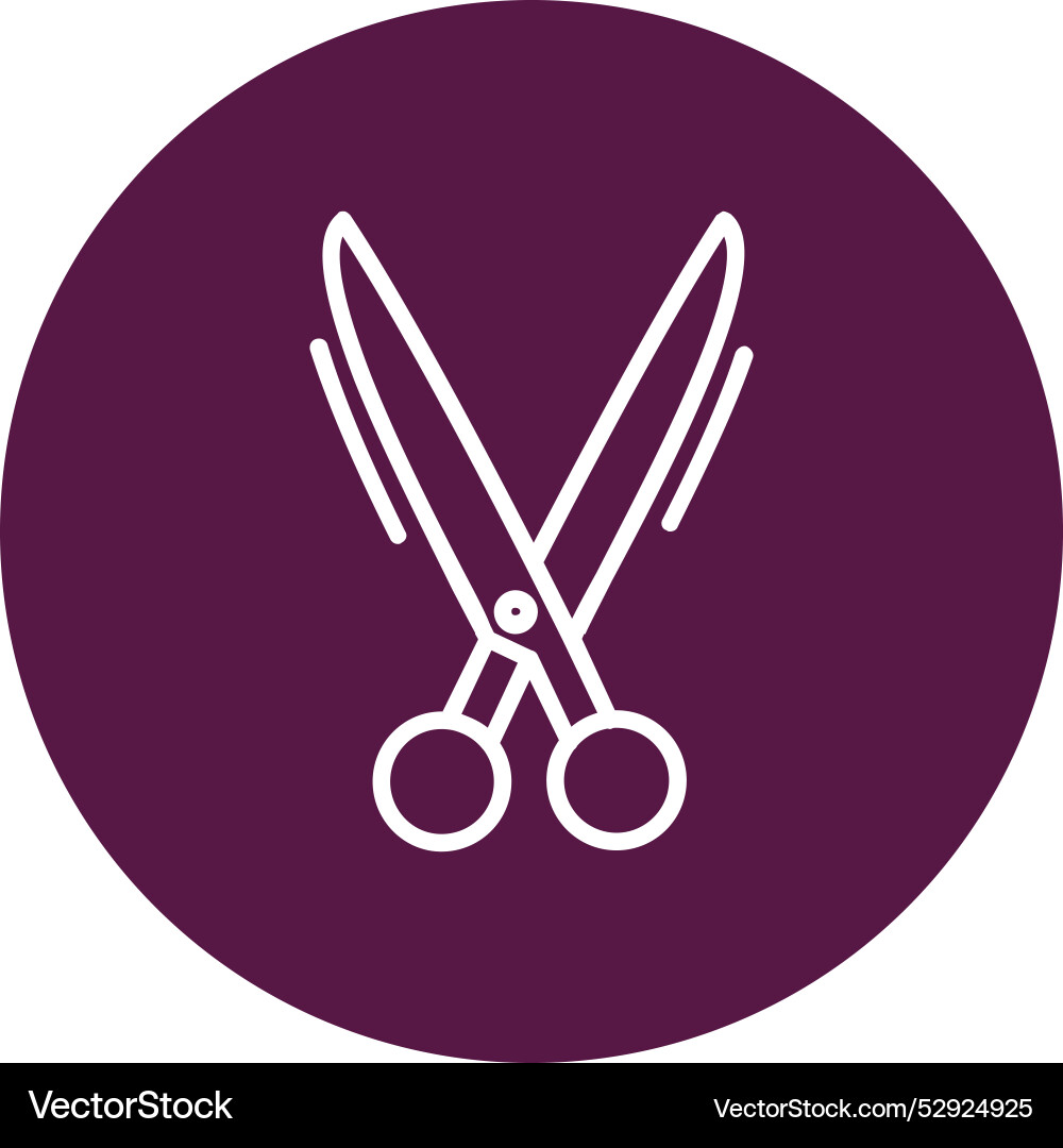 Scissors icon design Vector Image