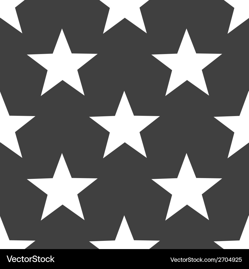 Star Web Pattern - Seamless Gray Vector Image