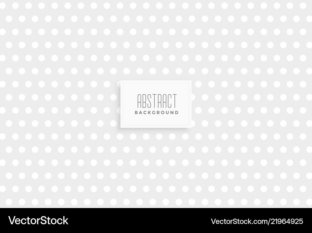 Subtle polka dots pattern design vector image
