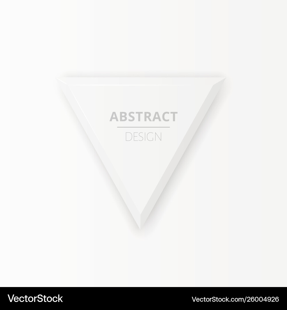 Abstract background white triangle minimal Abstract background white triangle minimal vector image