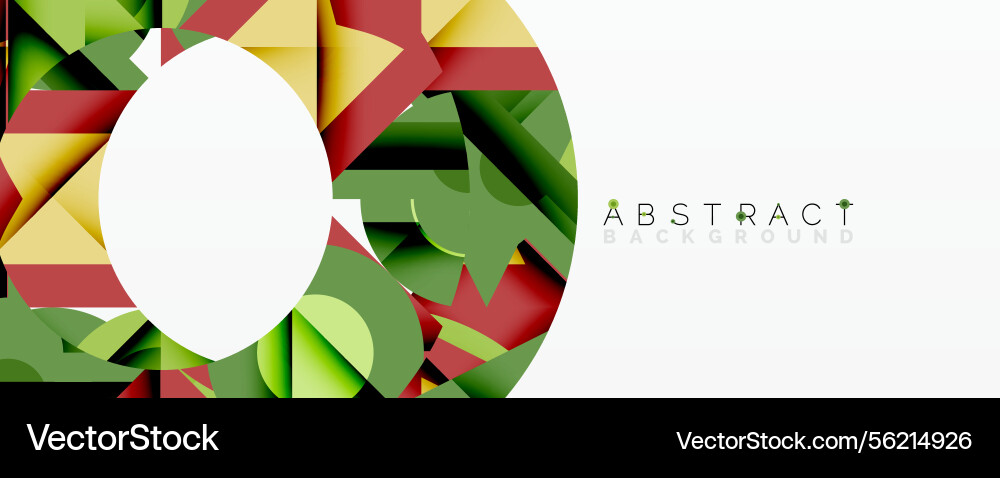 Abstract geometric design features overlapping Abstract geometric design features overlapping vector image