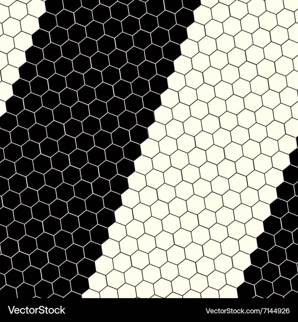 Abstract science hexagon background vector image
