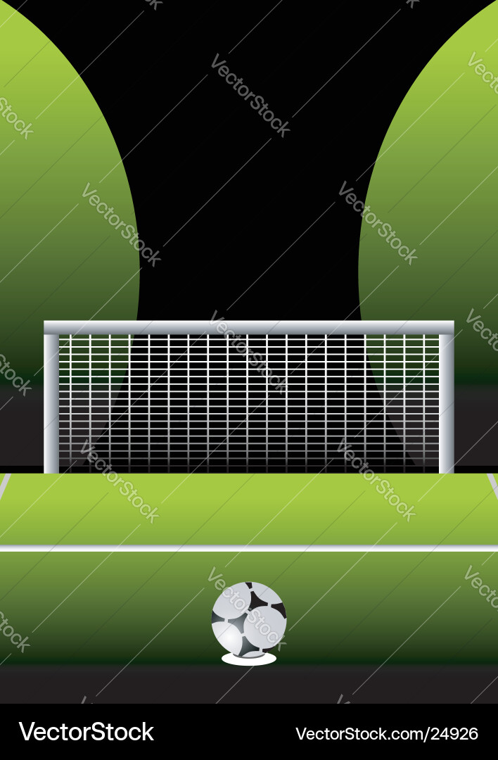 Abstract Soccer Curve Vector Image