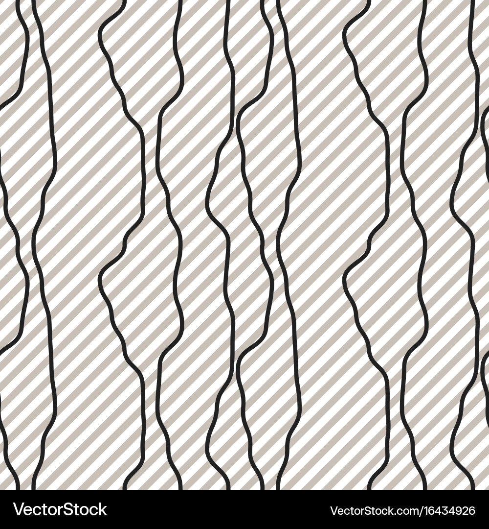 Black fine diagonal rough line pattern Vector Image