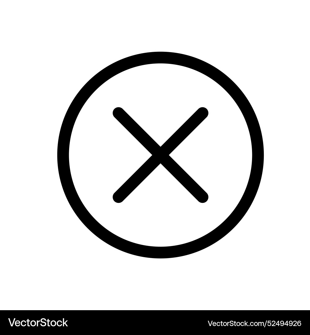 Close button icon set user interface symbols Close button icon set user interface symbols vector image