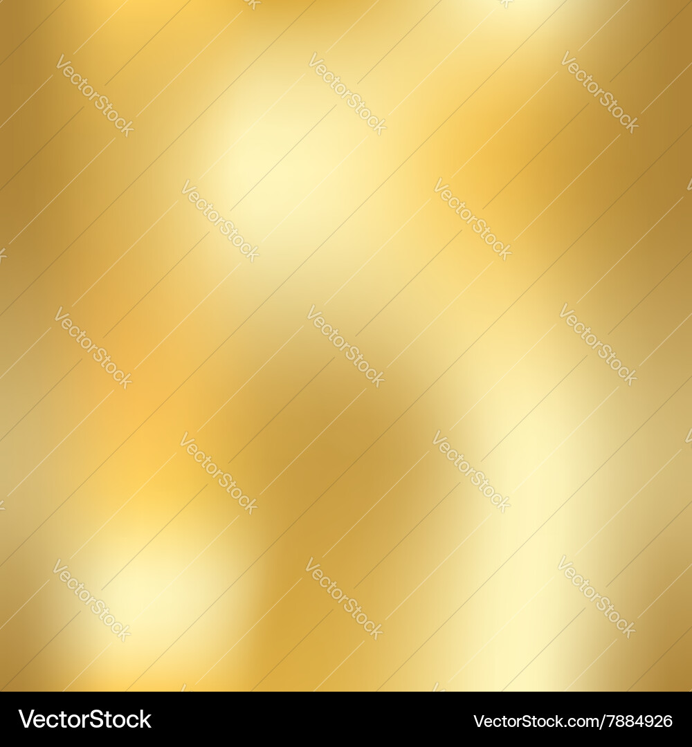 Golden Metallic Texture Seamless Pattern Vector Image