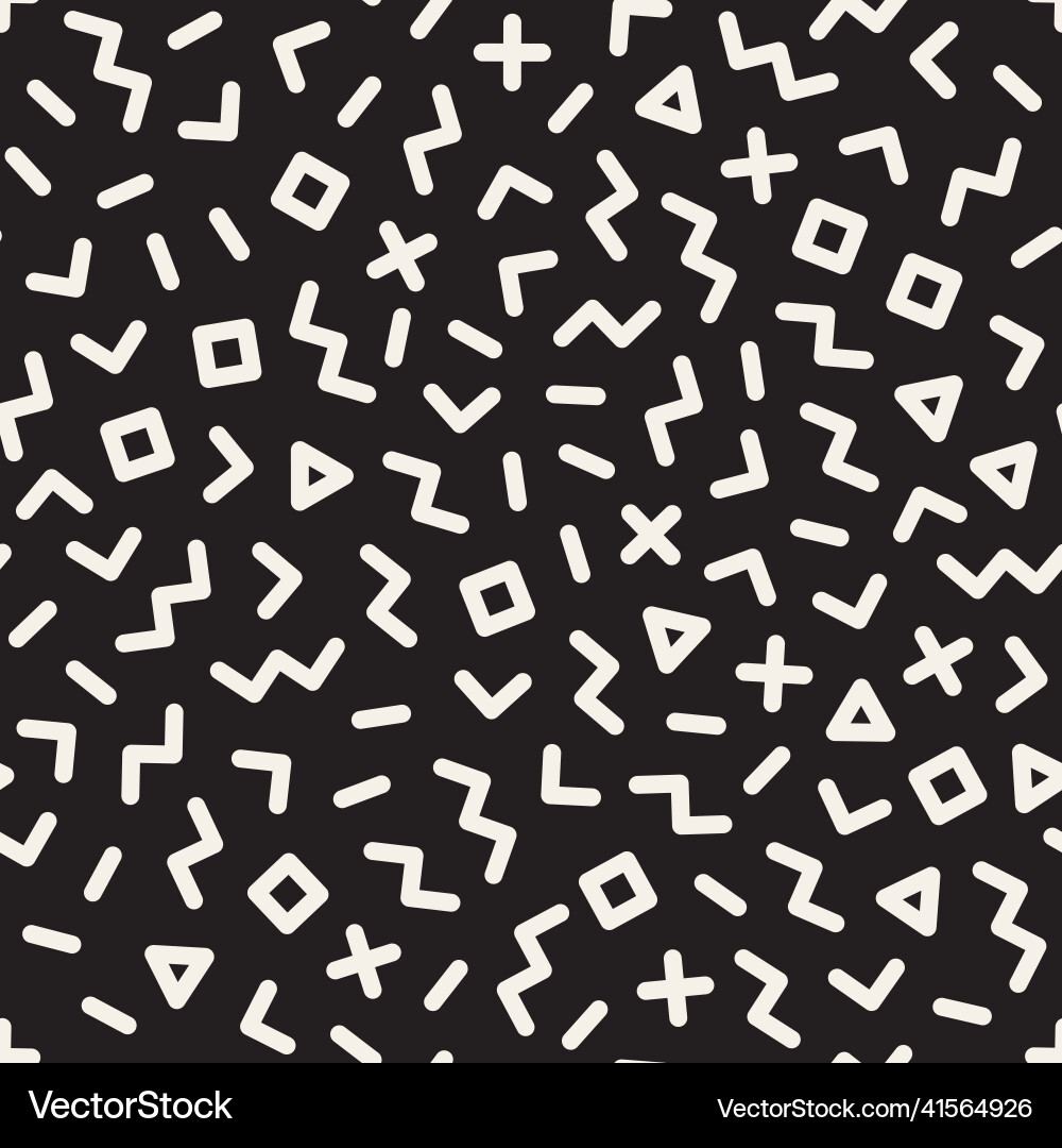 Seamless pattern repeating geometric elements Vector Image