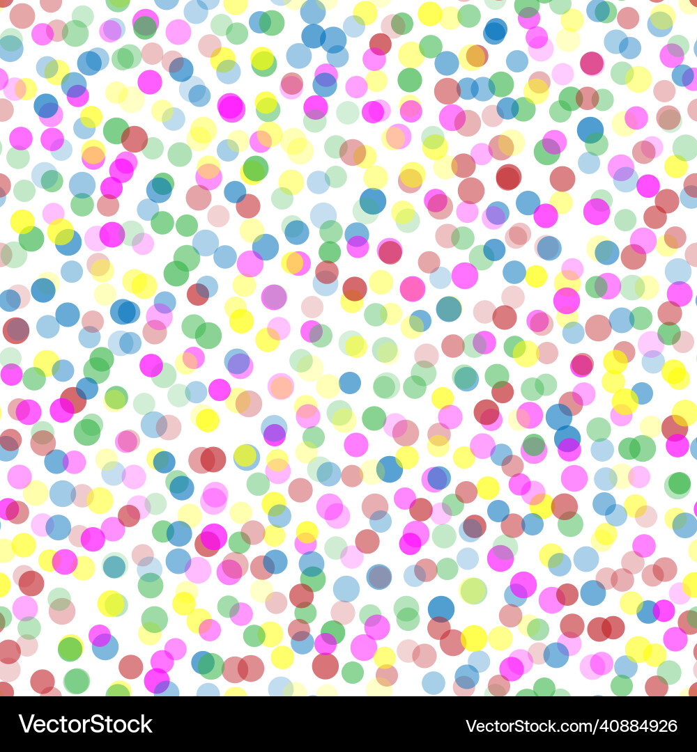 Seamless pattern with colorful dots Seamless pattern with colorful dots vector image