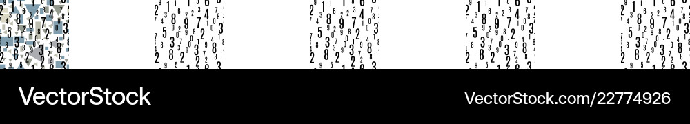 Seamless pattern with the numbers Seamless pattern with the numbers Vector Image