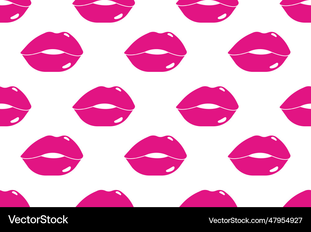 Barbiecore Seamless Pattern Vector Image