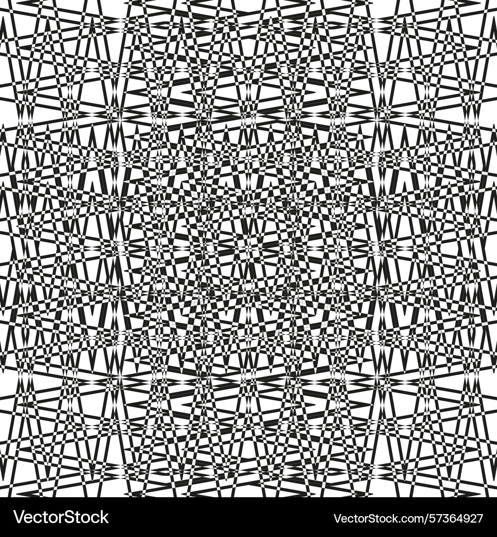 Chaotic line pattern abstract tangled texture vector image