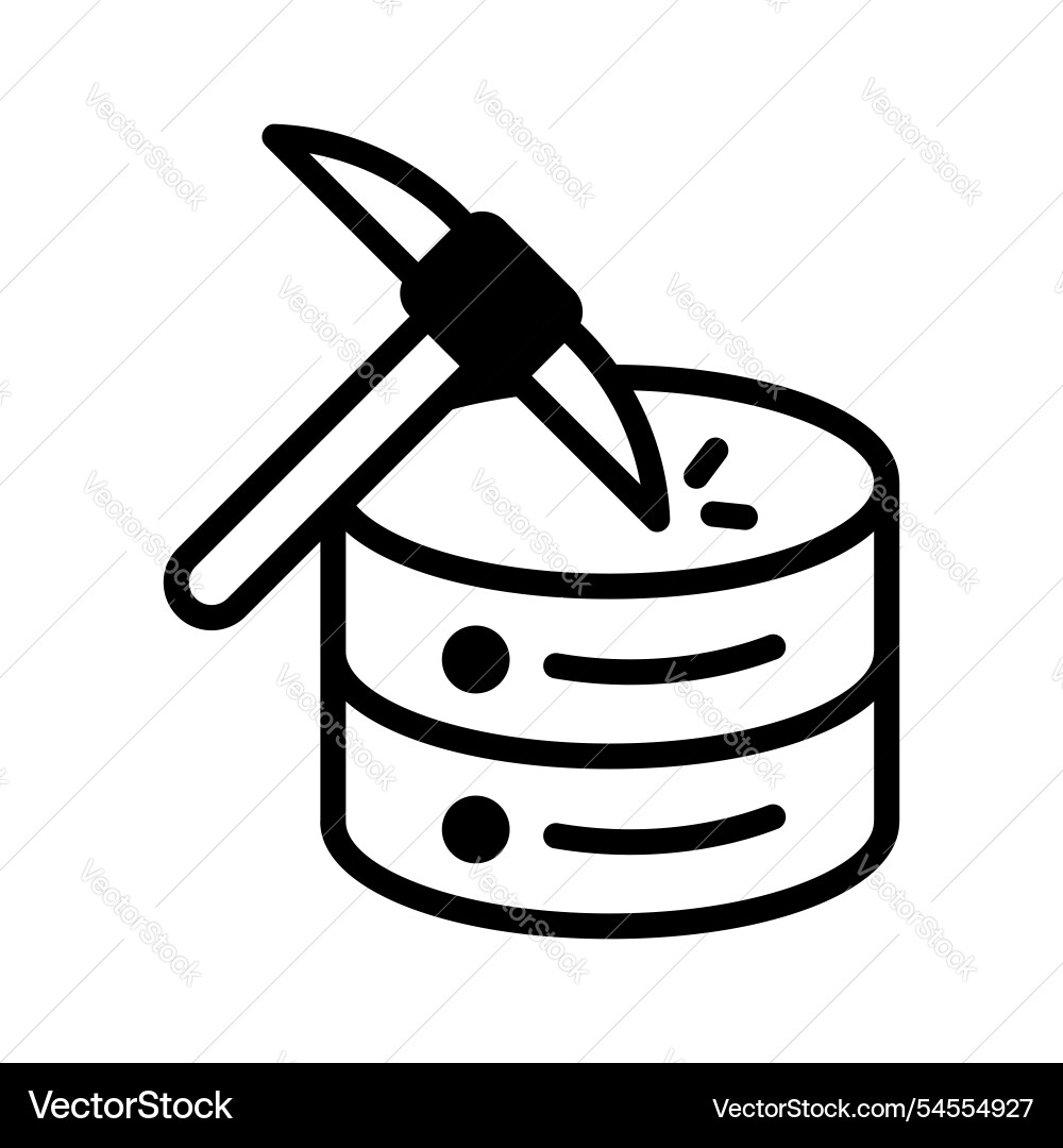 Data mining Vector Image