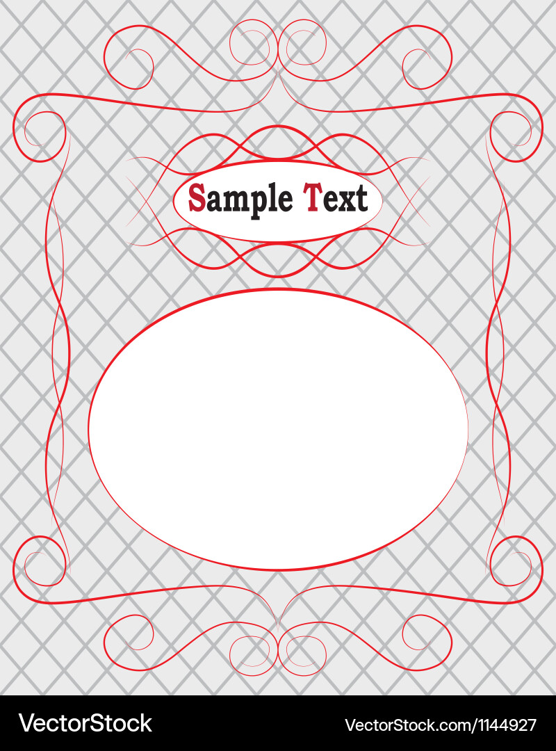 Decorative Frame Pattern Vector Image