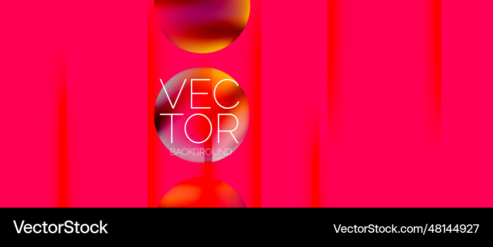 Dynamic bright colorful geometric elements Vector Image