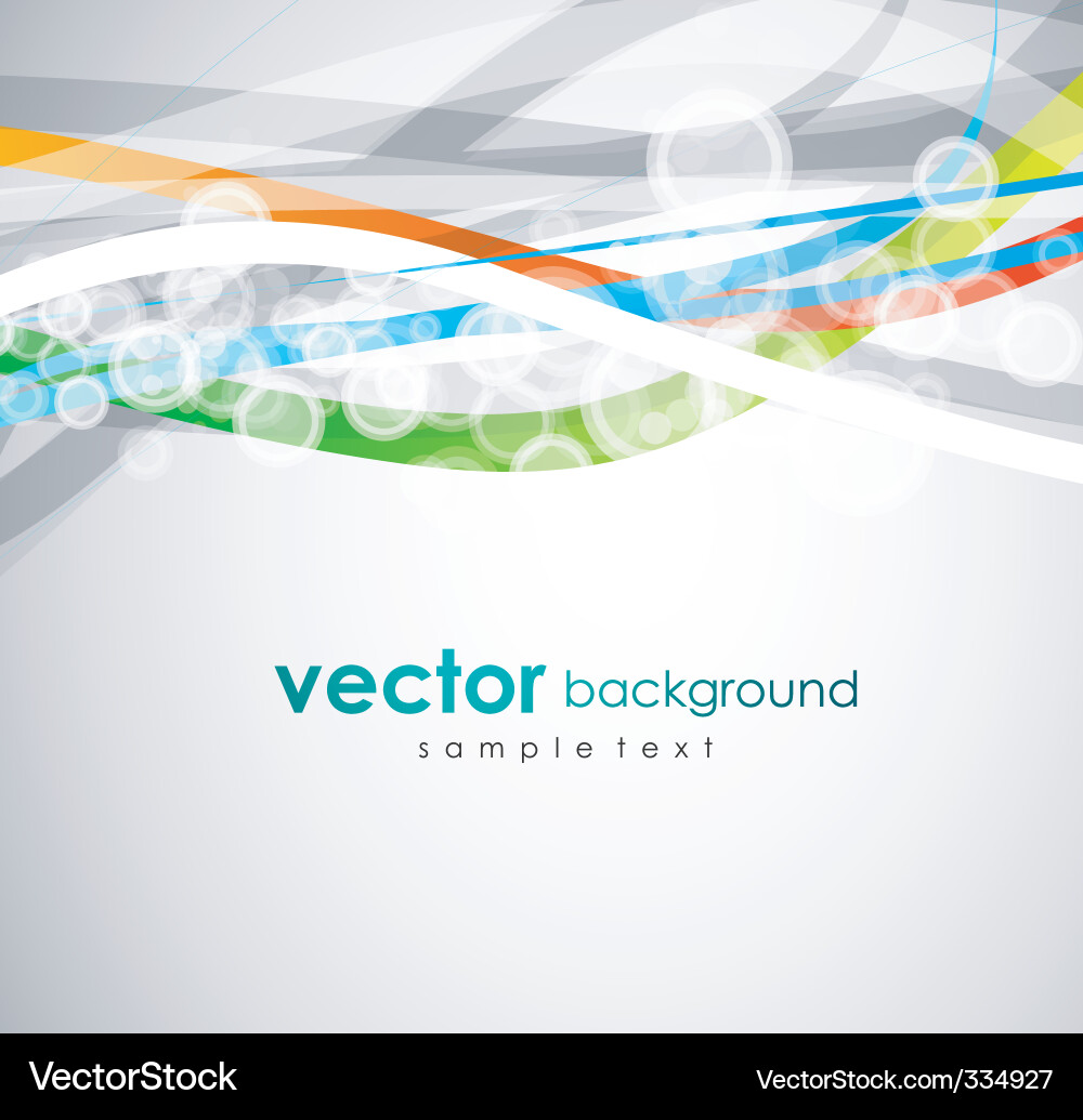 Dynamic Color Flow Background vector image