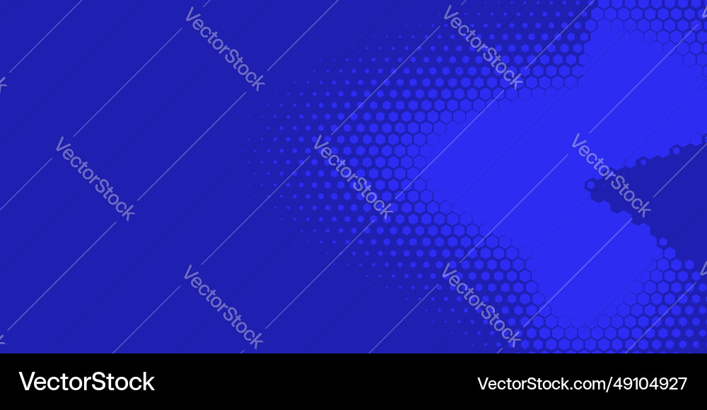 Geometric abstract hexagon two color background Vector Image