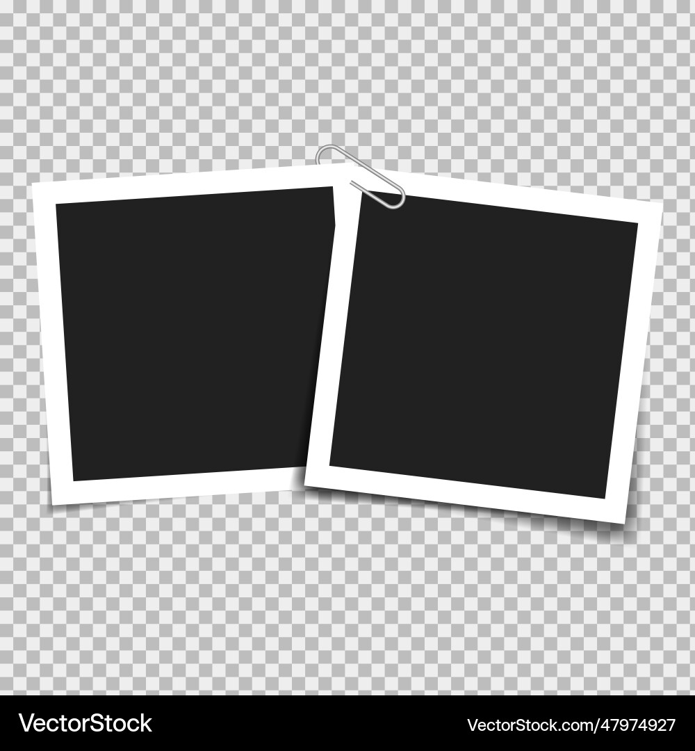 Set of blank frames on a background Set of blank frames on a background vector image