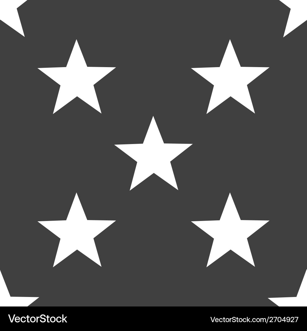 Star web icon flat design seamless gray pattern vector image