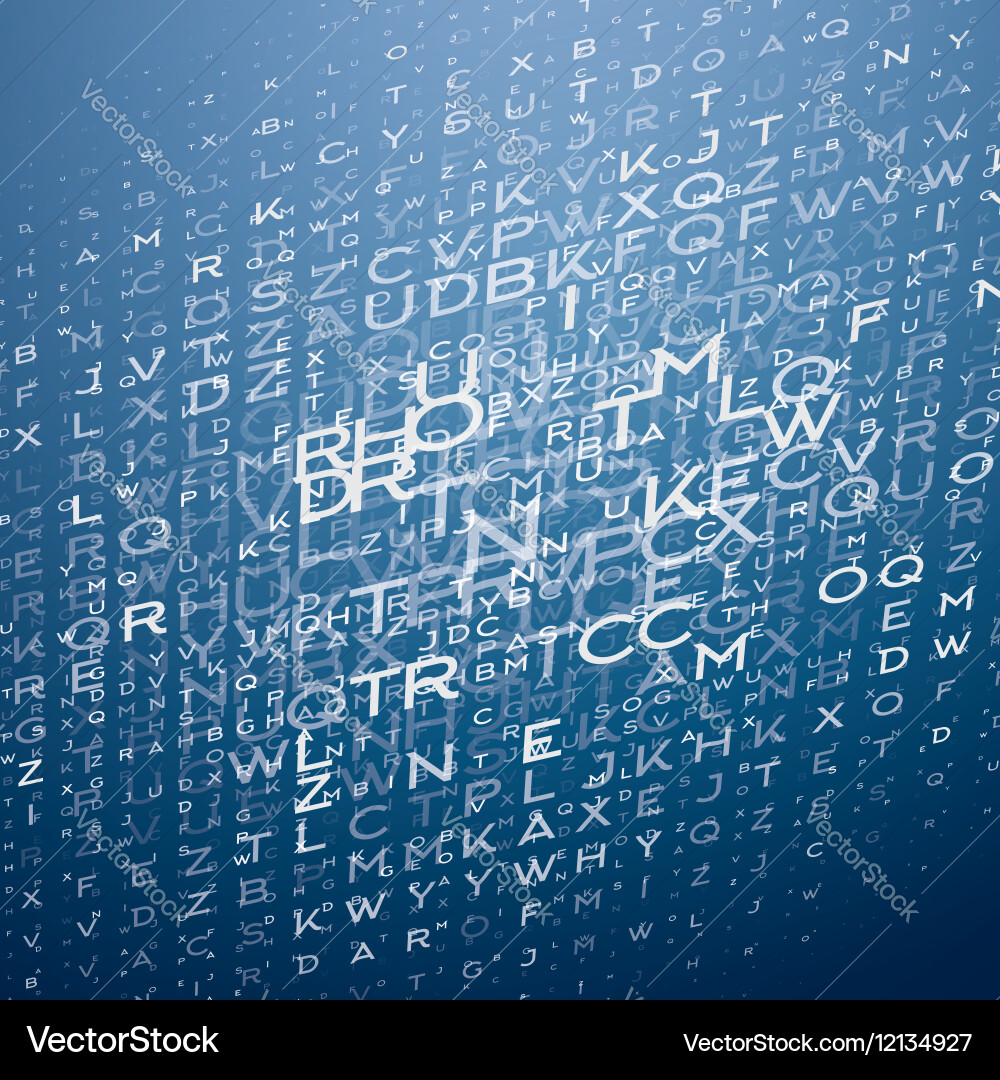 Technological Data Background vector image