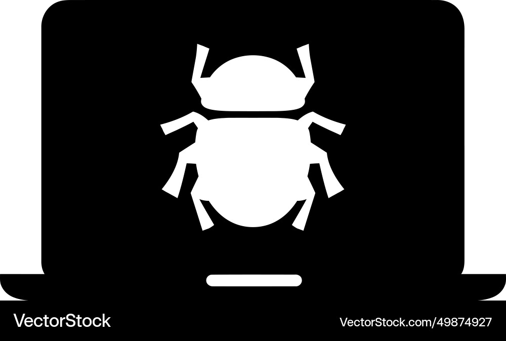 Web hacking icon vector image