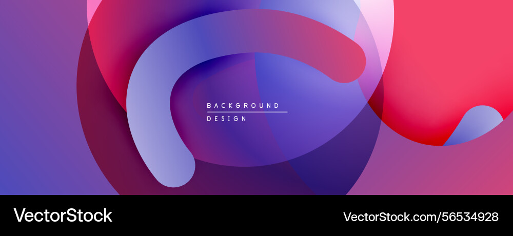 Abstract fluid shapes blend creating vibrant Abstract fluid shapes blend creating vibrant vector image