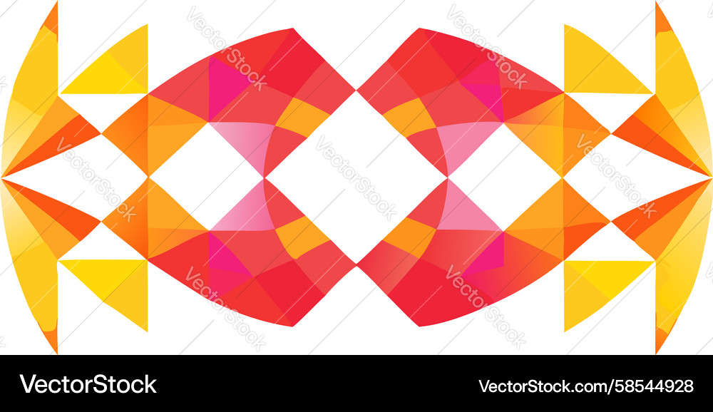 Angular Geometric Abstract Vector Image