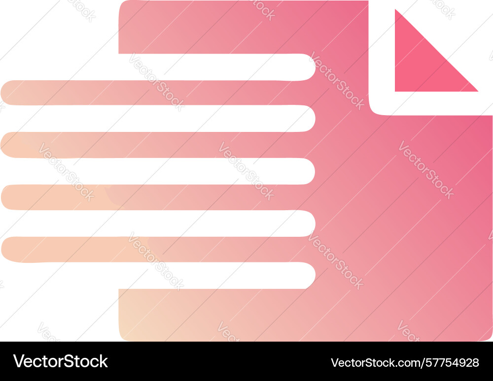 Flowing Dokument Stack-Symbol mehrere Seiten Daten vektorbild