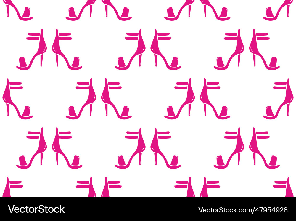 Repeat background barbie style seamless pattern Vector Image