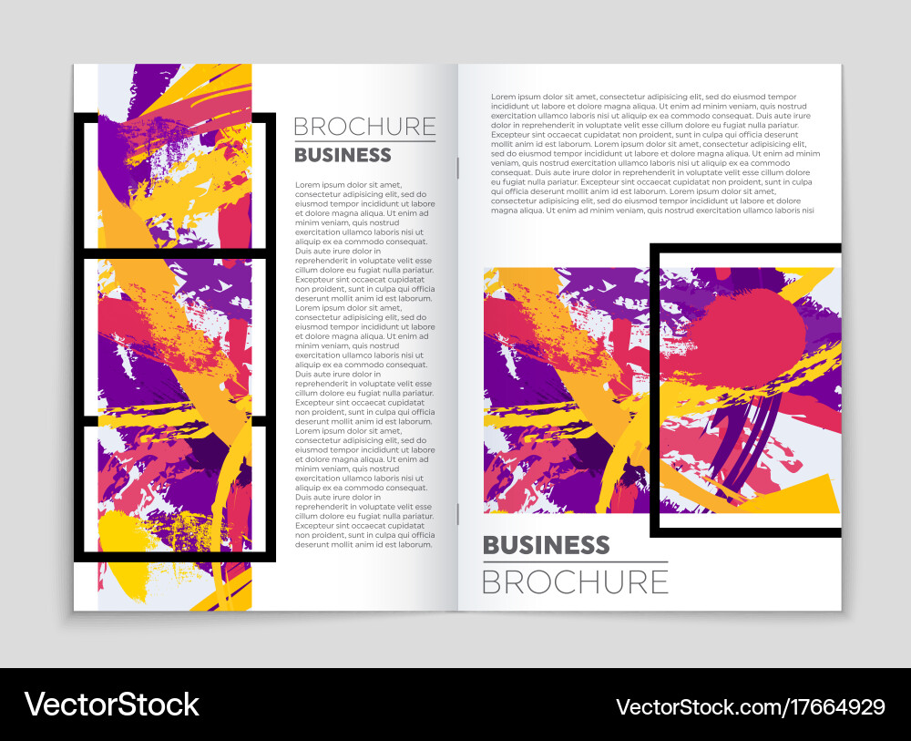 Abstract layout background set for art vector image