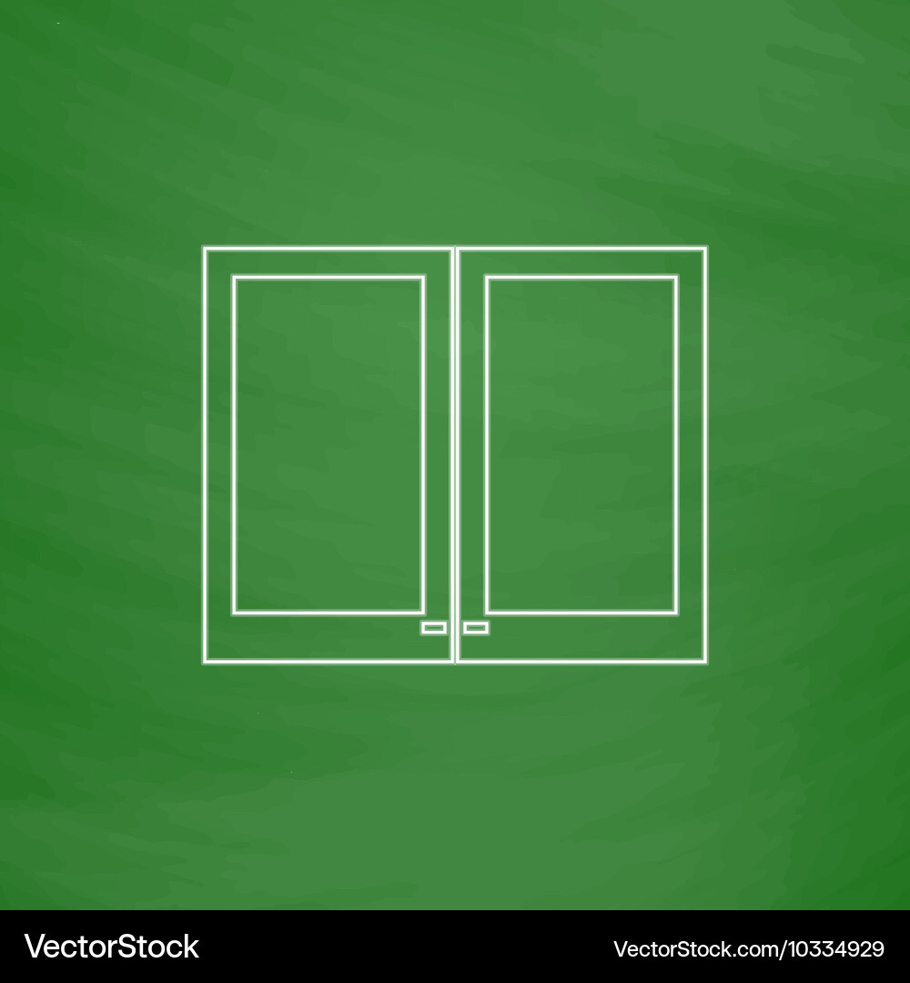 Window computer symbol vector image