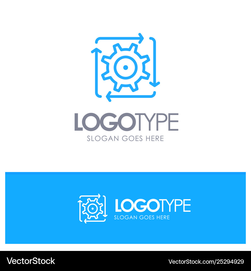Workflow automation development flow operation Workflow automation development flow operation vector image