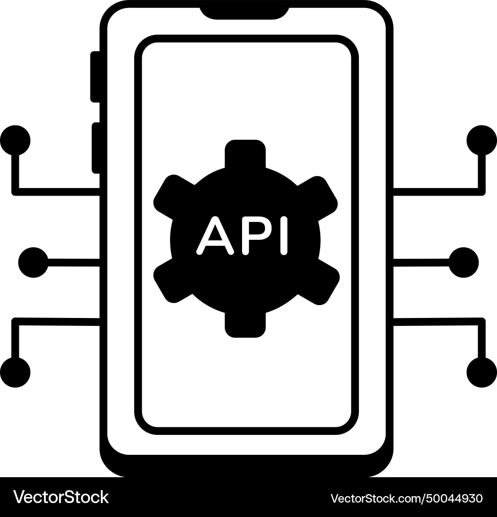 Data management line icon Royalty Free Vector Image