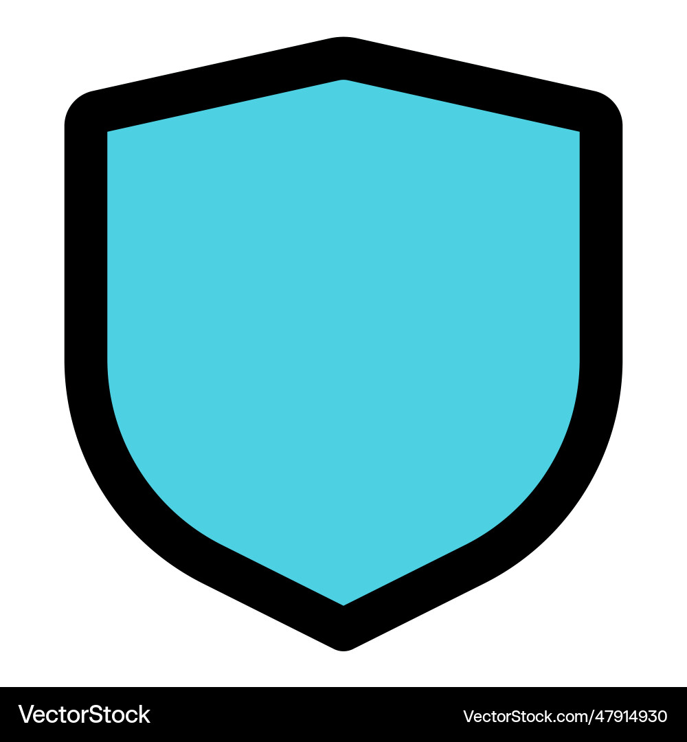 Security shield to prevent attacks against data Vector Image
