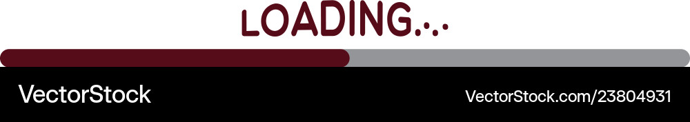 Abstract loading bar vector image