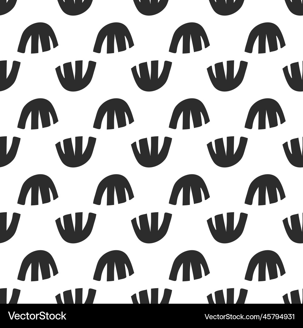 Simple and clean seamless pattern with geometric vector image