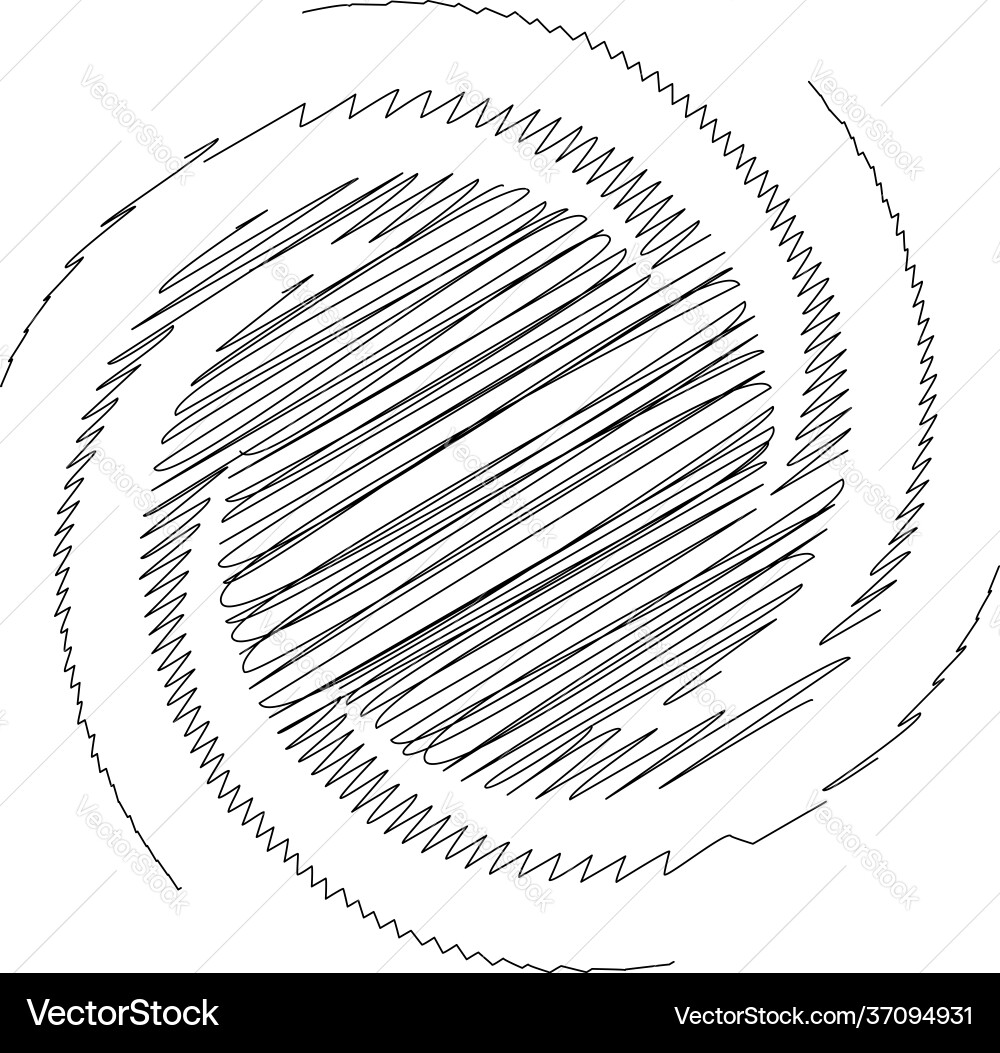 Spiral swirl twirl design element with sketchy Spiral swirl twirl design element with sketchy vector image