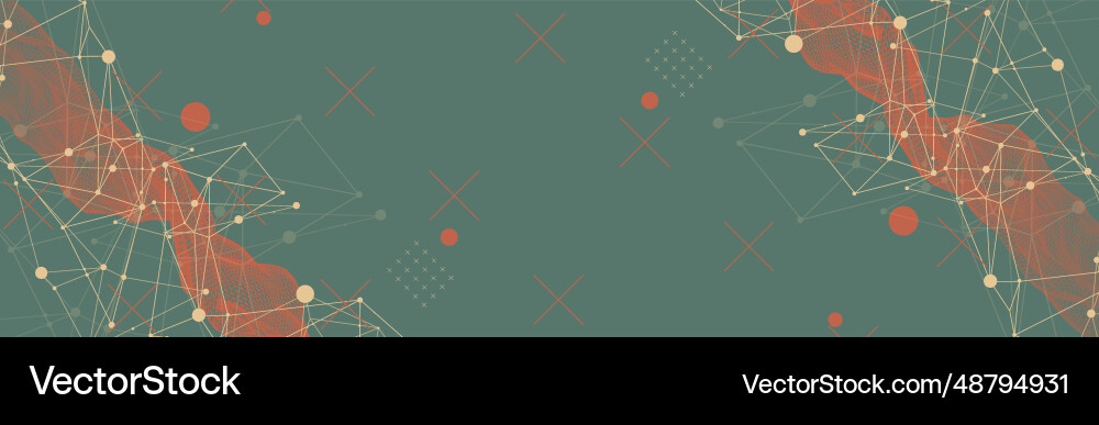Wireframe background with plexus effect Wireframe background with plexus effect vector image