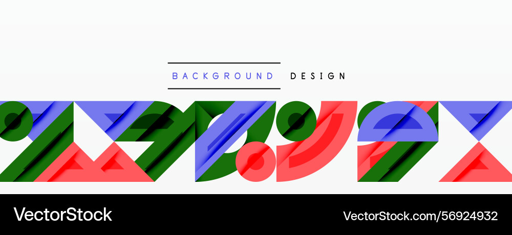 Abstract geometric shapes overlap creating Abstract geometric shapes overlap creating vector image