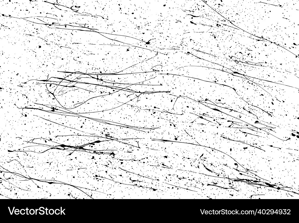 Black blobs isolated on white vector image
