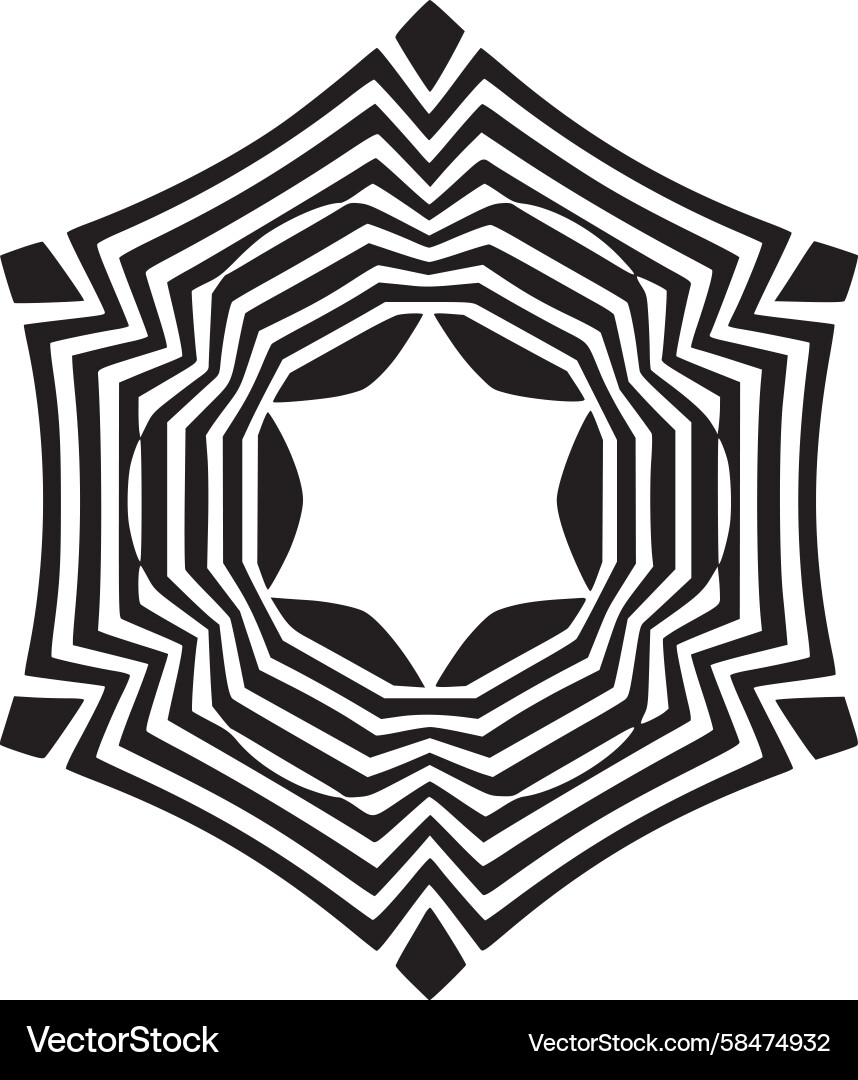 Dynamic Starburst Pattern Vector Image