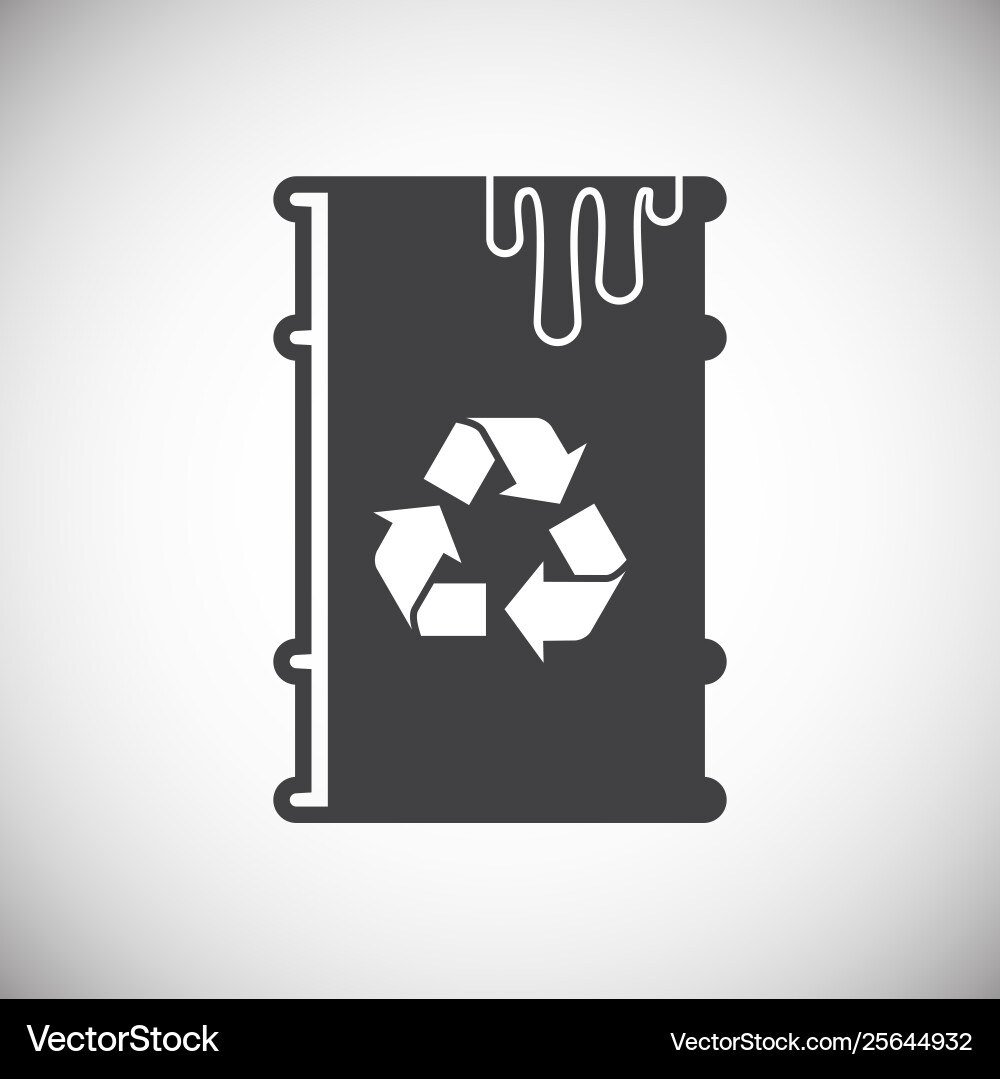 Garbage related icon on background for graphic Garbage related icon on background for graphic vector image